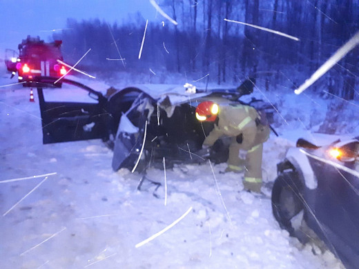 В Ивановской области в ДТП с 4 автомобилями погиб человек